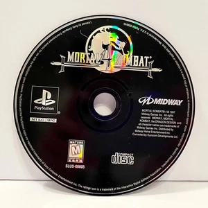 Mortal Kombat 4 (Sony PlayStation 1 PS1, 1998) Edición Coleccionista - PROBADO, SOLO DISCO - Imagen 1 de 2