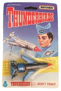 MATCHBOX 1992 3.75” THUNDERBIRD 1 CARDED NEW - Picture 1 of 2