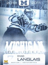 Chad Langlais 2010-11 Michigan Wolverines