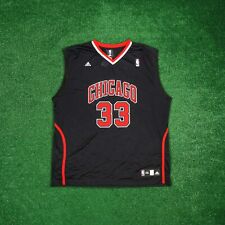 Scottie Pippen Adidas NBA Official Chicago Bulls Men's Alternate Black Jersey