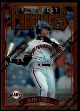 1996 Topps Finest Franchises Barry Bonds San Francisco Giants