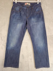 Levis Pants 514 Youth 16 Husky Blue Jeans Slim Straight Denim Western Outdoor - Picture 1 of 8