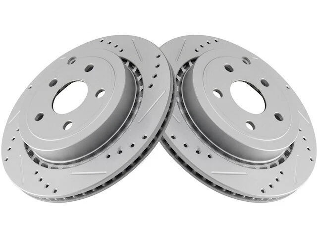 Juego de rotor de freno trasero TRQ para Pontiac G8 2008-2009 86RYGW Foto 1 de 1