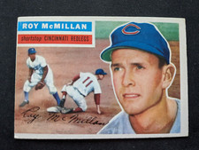 1956 Topps Baseball Card # 123 Roy McMillan - Cincinnati Reds (VG)