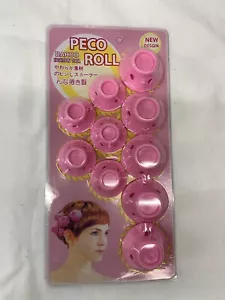 Hair Curlers ,Peco Rolls, Soft Plastic, Set Of 10 Rollers - Picture 1 of 4