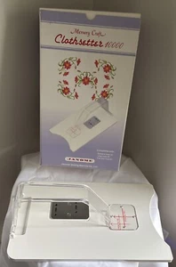 Janome Clothsetter 10000 for Embroidery Machines~Hoops A, B, C~Instructions/Box - Picture 1 of 14
