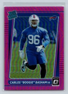 2021 Donruss #P-306 Carlos "Boogie" Basham Optic Rated Rookie Preview Pink - Picture 1 of 2