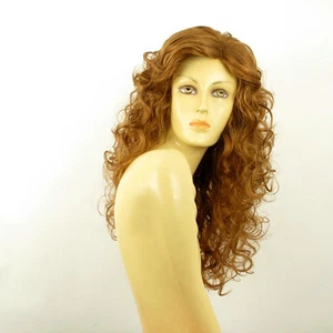 Perruque femme longue bouclée blond foncé ref ADELAIDE en 27 - Imagen 1 de 8