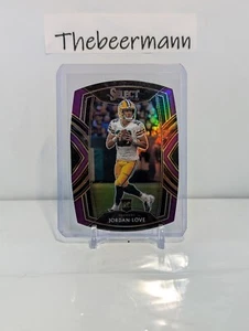 Panini Select Jordan Love Club Level Purple RC #247 2020 Green Bay Packers - Imagen 1 de 2