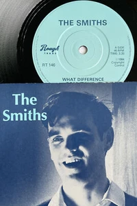 The Smiths -What Difference- Rare UK Solid centre 7"Morrissey Sleeve /Orig Logo - Imagen 1 de 5