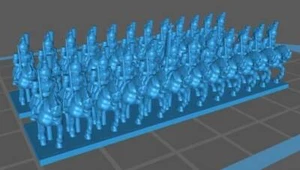 French Cuirassiers - Great for Table Top War Games And Dioramas - Resin 6mm Mini - Picture 1 of 1