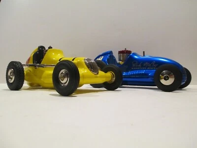 2 Vintage tether Nylint Thimble Drome & Real MC Coy Red Head toy, line control - Image 1 of 4