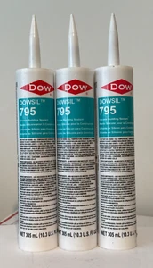 *3 Tubes*~ Dowsil Dow 795 Cartridge Building Sealant SANDSTONE, EXP. Nov. 2025 - Picture 1 of 1