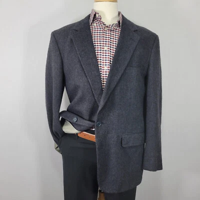 VTG Cricketeer Men's Tweed Sport Coat Blazer Two Button Herringbone Wool 44R - Image 1 of 4