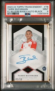 Topps Transcendent Tarek Buchmann /10 Auto Rookie RC PSA 9 MINT POP1 #BAYA-TB - Picture 1 of 2