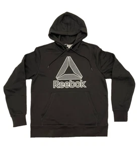 NWT REEBOK Women's Logo Drawstring Hoody | Black | MEDIUM - Picture 1 of 5