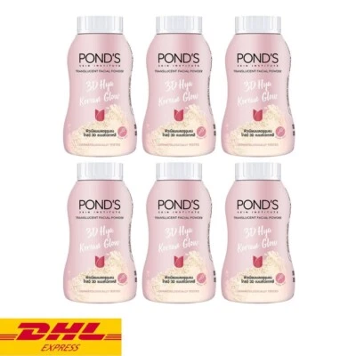 6x Pond's 3D Hya Korean Glow Powder Gluta Shimmer for Face Body Brightening 45g - Image 1 of 4