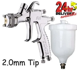 DeVilbiss FLG-5 2.0mm Paint Spray Gravity Spray Gun Compliant Gravity Spraygun - Picture 1 of 5