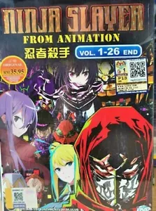 DVD Ninja Slayer From Animation Vol 1-26 End English SUB TRACK Shipping ALL REG - Picture 1 of 3