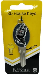 NRL Penrith Panthers 3D Casa Llave en Blanco - Coleccionable - Sin Reserva - Lw4 Keyway - Imagen 1 de 3
