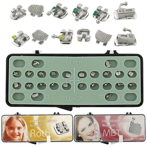 Brackets de ortodoncia dental tubos bucales MIM Mini Roth MBT 0.022" 6-6 - Imagen 1 de 55