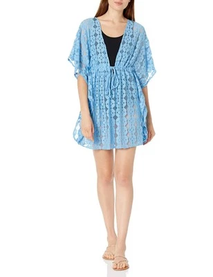 Traje de baño estándar para mujer Jessica Simpson borde traje de baño cubierta, melón... Foto 1 de 4