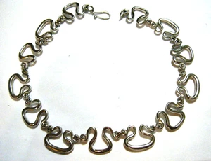 18" Vintage MMA Estrid Ericson Svenskt Tenn Stockholm Etruscan Meander Necklace - Picture 1 of 7