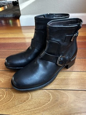 AGL Botines Negro Talla 38.5 (Talla EE. UU.) N715510 Hecho en Italia Foto 1 de 4