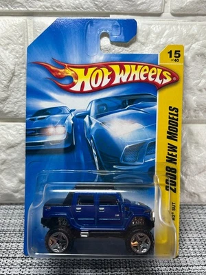 Hot Wheels 2008 New Models 15 of 40 Hummer H2 SUT 015/196 Blue - Image 1 of 4