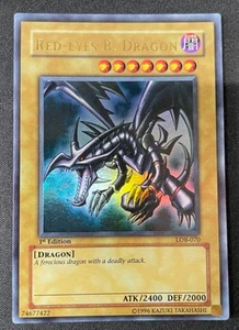 Yu-Gi-Oh Drago Nero Occhi Rossi Inglese 1° Yu-Gi-Oh LOB Ultra cxlit0fe - Foto 1 di 10