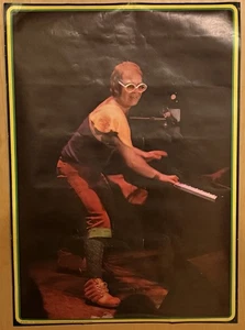 RARO PÓSTER VINTAGE DE ELTON JOHN #B118 BIG O CARTELES DE LONDRES 1973 23 X 32 - Imagen 1 de 6