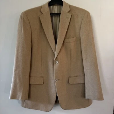 Chaqueta Abrigo Deportivo Kensington Lord Taylor 100% Lana Camel Talla Blazer Hombre 42 S Foto 1 de 4