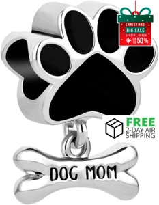 Pandora Charms Bracelet Dog Mom Charm Authentic 925 Silver Charm Pet Animal C... - Picture 1 of 3
