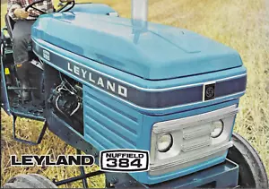 Brochure trattore LEYLAND NUFFIELD 384 primi anni 70 12 pgs - Foto 1 di 2