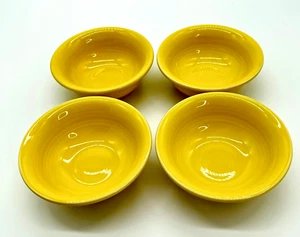 Vintage Fiesta 4 3/4" Obstschalen gelb 4er Set FFFD 2017 EUC - Bild 1 von 4