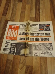 Bildzeitung vom 10. August 1957, Hannerl Matz - Bild 1 von 2