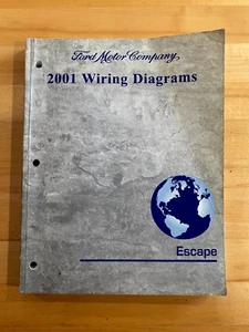 2001 Ford Escape OEM Wiring Diagrams - Foto 1 di 2