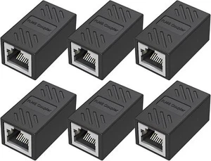 6x złącze RJ45 Cat7 10 Gbps do Cat8 / Cat7 / Cat6 Złącze LAN Router PC - Zdjęcie 1 z 6