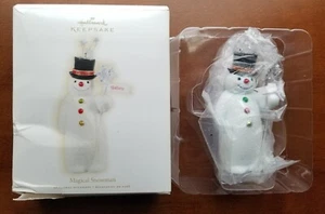 Hallmark KEEPSAKE Ornament Magical Snowman Believe 2009 Christmas - Picture 1 of 8
