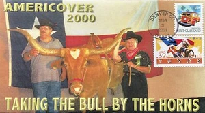 H&M 3522 Woody Wagon Americover 2000 Emmy Mezzack Howard Tiffner Texas Longhorn - Imagen 1 de 2