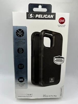 Pelican Shield G10 Series Case + Holster for iPhone 12 Pro Max (6.7") Camo Black - Image 1 of 4