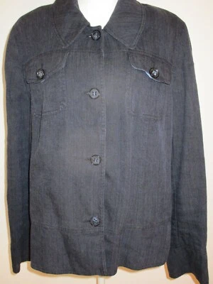 Taifun Collection Women's Navy Blue Button Down Lined Blazer Jacket Size 16 - Image 1 of 4