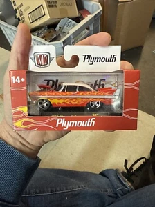 M2 Machings 1958 Plymouth Fury R27 24-03 Rosso con fiamme - Foto 1 di 5