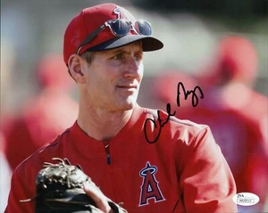 Charles Nagy Los Angeles Angels Signed 8x10 Matte Photo JSA Authenticated - Picture 1 of 2