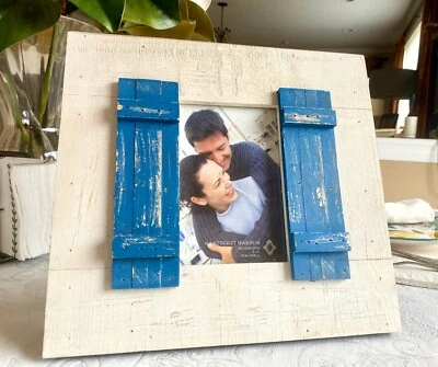 Nantucket Harbor 11x10 Wood Frame of 4x6 Picture Foto 1 de 3