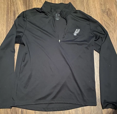 Nike San Antonio Spurs Long sleeve Sweatshirt Sz L Cover