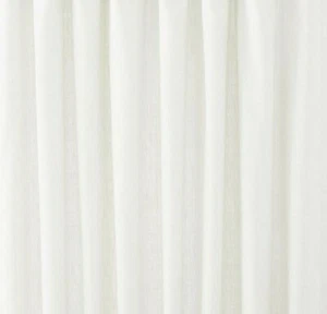 One Pottery Barn Emery Linen 3-in-1 Curtain Panel 50x96", White, Light Filtering - Picture 1 of 1