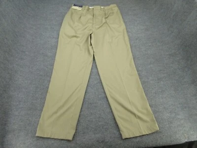 Daniel Cremieux Pants Mens 36x34 (ACT. 35x33) Beige Pleated Khakis Adult NEW Tag - Image 1 of 4