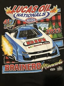 NHRA DRAG RACING OFFICAL 2023 LUCAS OIL NATIONALS "MENS TANK TOP"  SIZE LARGE - Picture 1 of 4