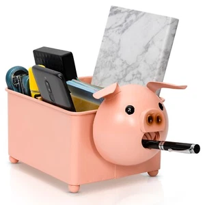 Made Easy Kit Desk Organizer, with Module Compartments (Pink Pig) - Picture 1 of 6